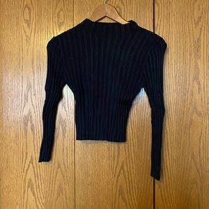 Forever 21 colour, black length, crop size, medium